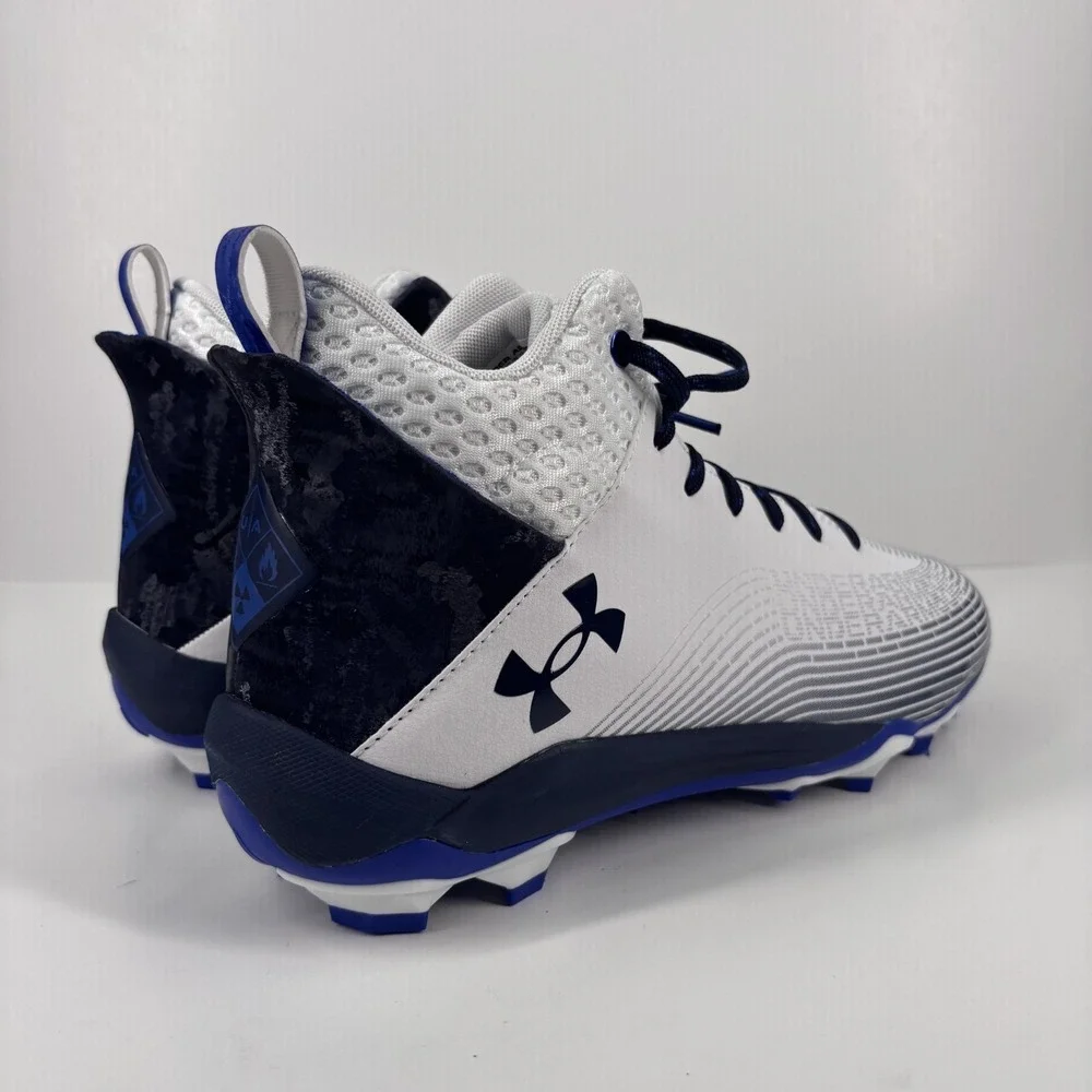 Under Armour‎ Highlight Hammer MC Football Cleats Men's US 11.5 White/Navy/Black